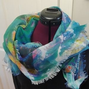 Cotton water color scarf